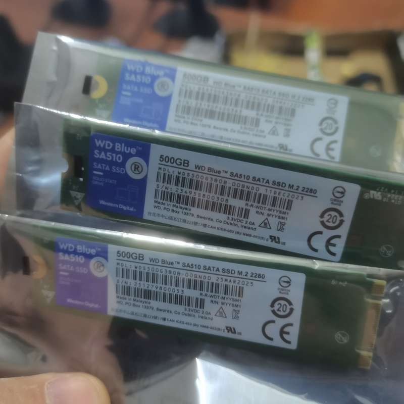请议价-全新西数 SA510 500G固态硬盘!共4个!标价为单个!