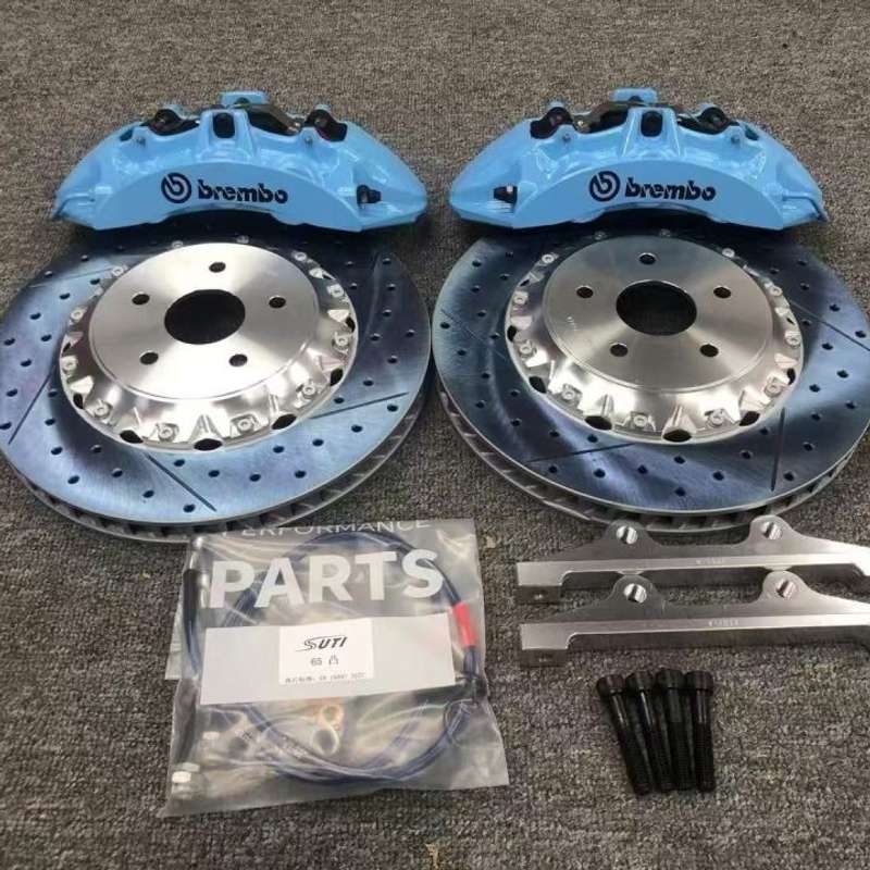 请议价-全新brembo V6前六后四卡钳套装,原厂件,带盘带卡钳,