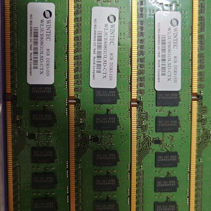 请议价-Wintec DDR3 8GB内存条,实物拍摄,型号WL3U