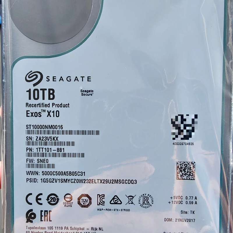 请议价-全新希捷10T SATA 企业级硬盘