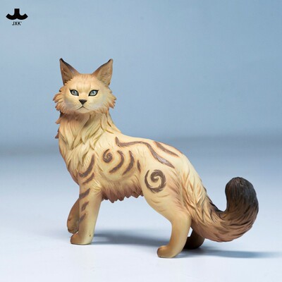 接单JXK雾隐林猫模型 仿真萌宠猫咪玄幻创意礼物动物潮玩手办摆件
