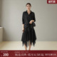 摆裙EA9412002 不规则网纱拼接中长款 西町村屋法式 半身裙女春新款