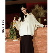 文艺中长款 西町村屋气质简约苏力大衣女装 秋冬新款 外套ZX9D10009