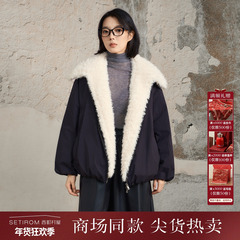 西町村屋休闲90白鸭绒外套女2025新款羽绒服毛领可拆卸XHAD10189