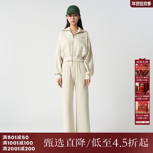 西町村屋时尚套装女秋新款文艺复古美式运动风上下套装HC8601209