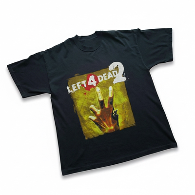 棱镜Prism 复古游戏周边Left 4 Dead 2求生之路 2暗黑男女短袖t恤