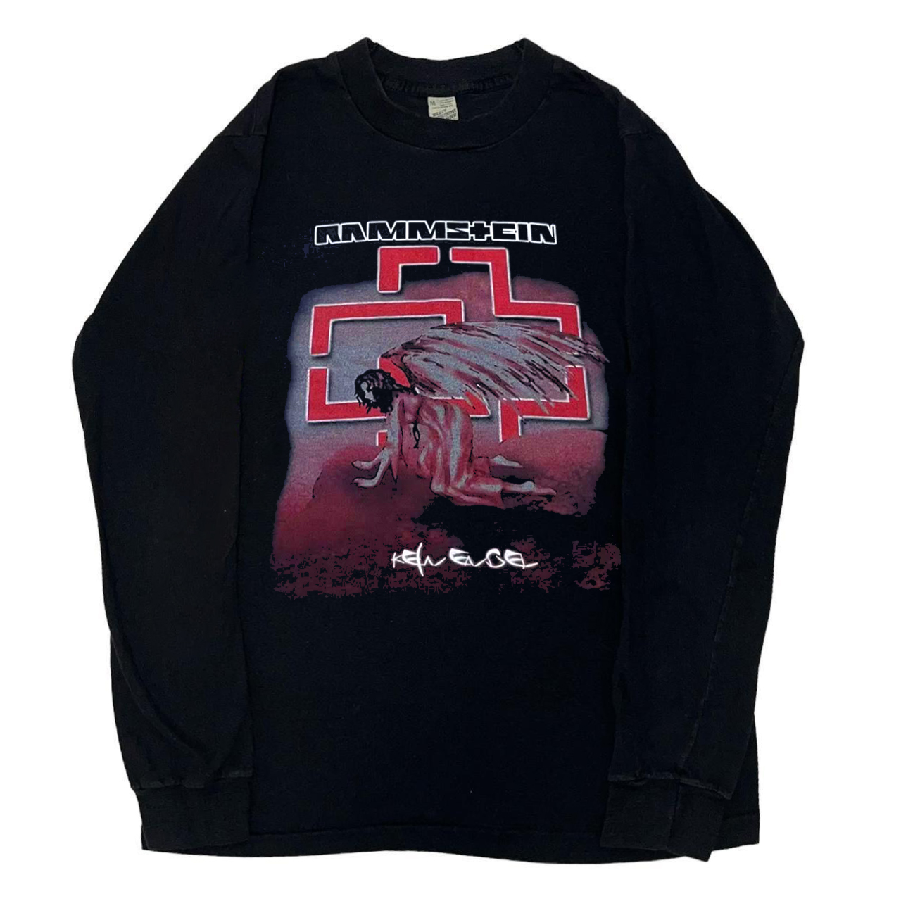棱镜Prism  Rammstein乐队摇滚金属风暗黑怪诞涩谷宽松长袖T恤