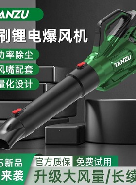 充电式鼓风机强力吹风机大功率工业用吹雪机无刷暴风枪吹灰除尘器