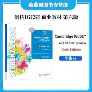 Cambridge 進口圖書 劍橋CIE國際備考系列學生書 Business 英文原版 Edition and 劍橋IGCSE商業教材 第6版 Sixth IGCSE? Level