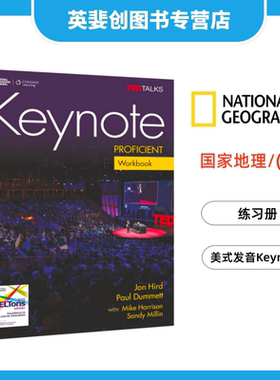 美国国家地理  American Keynote C2 Proficient Level Workbook with Audio CD   练习册 9781305578357