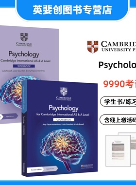 9990考试 Psychology for Cambridge International AS & A Level Psychology Coursebook  含在线9781009152488/9781009152433