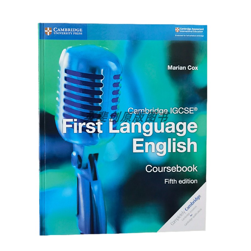 现货Cambridge IGCSE First Language English Fifth edition coursebook第五版剑桥IGCSE英语第一语言学生书练习册考试准备和练习 书籍/杂志/报纸 原版其它 原图主图