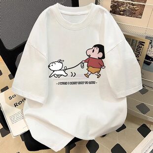 奥特莱斯~品牌折扣捡漏美式高街防刺绣印花短袖t恤夏季男半袖上衣