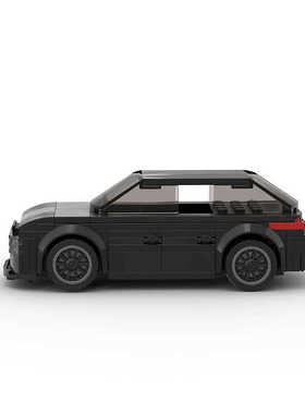 MOC国产小颗粒积木SUV创意汽车模型儿童益智手工DIY拼装玩具礼物