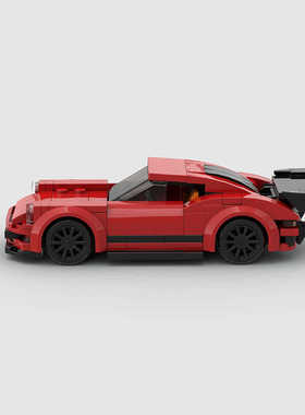 MOC国产小颗粒积木经典 speed 跑车创意模型儿童益智DIY玩具礼物