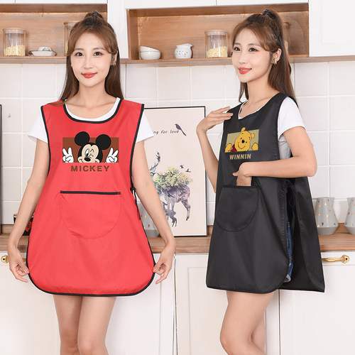 防水防油坎肩围裙背心式