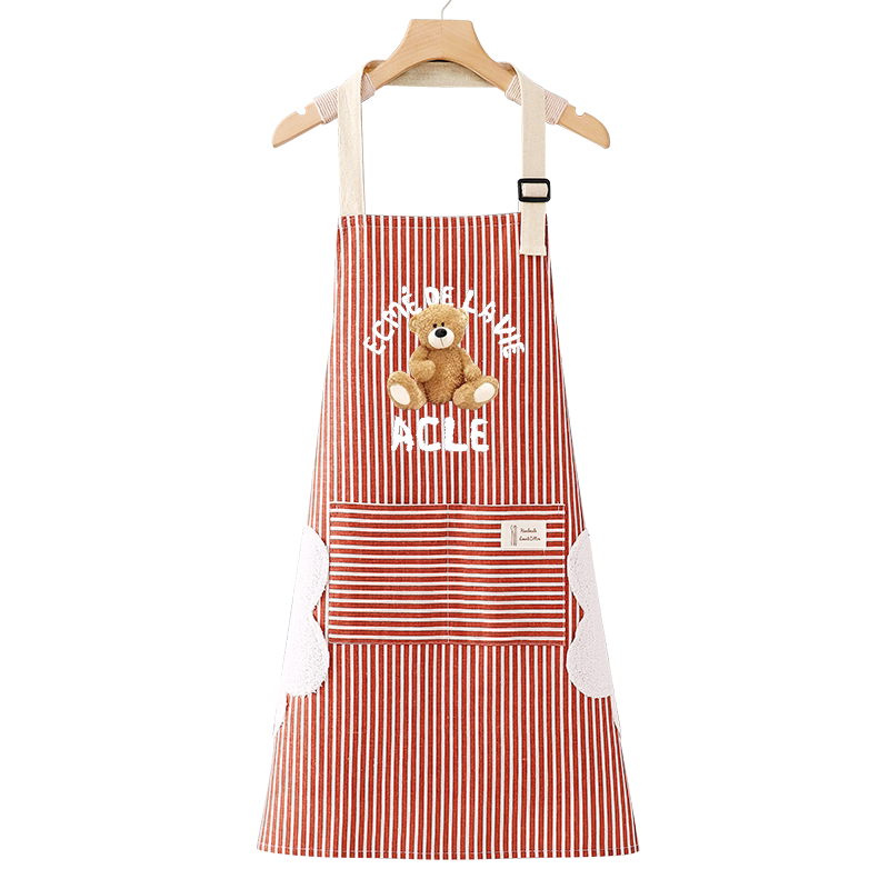 纯棉围裙可擦手工作服女