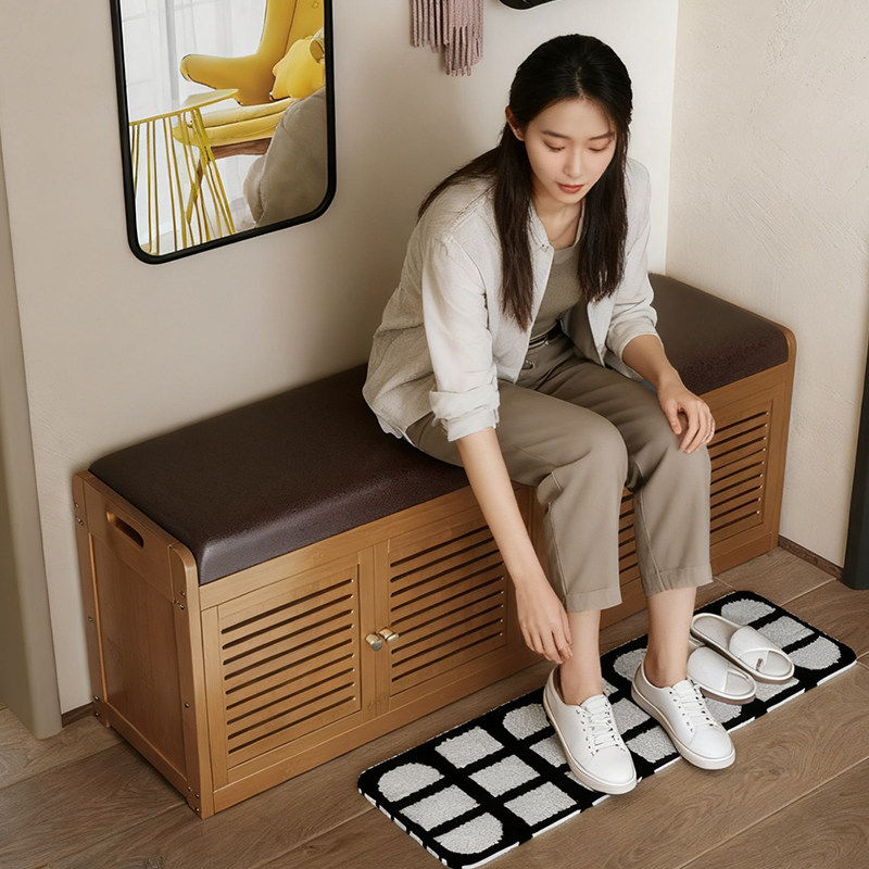 换鞋凳门口家用入户穿鞋凳进门可坐鞋柜坐凳一体结实耐用长条凳子,住宅家具,矮凳,淘宝优惠券,粉丝福利购,淘宝优惠卷
