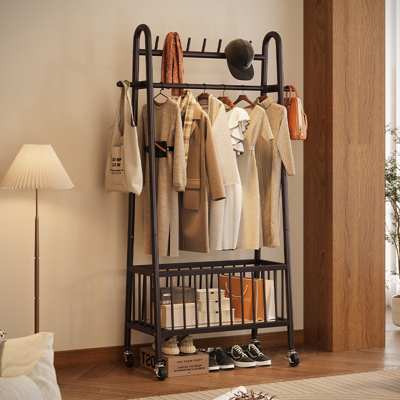 简易晾衣架落地室内挂衣架