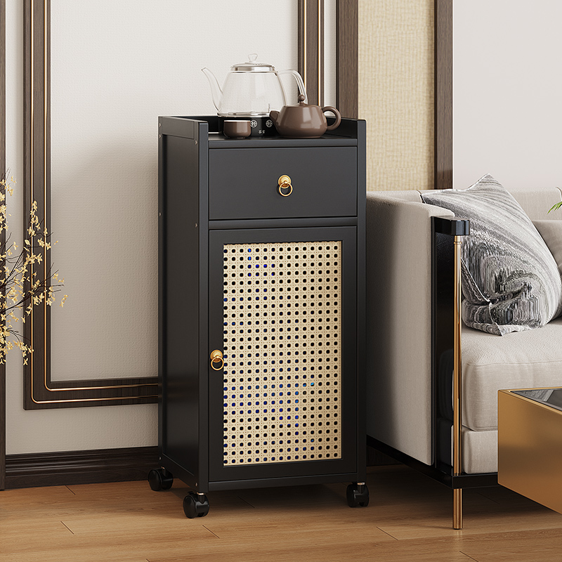 竹中生智多功能茶几带轮可移动