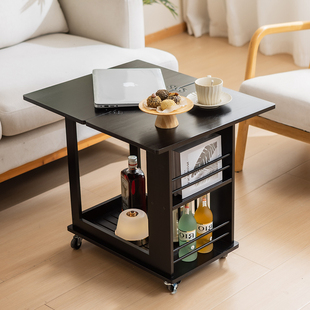 茶几客厅家用阳台小茶桌家用2026新款小户型移动折叠桌面沙发茶台