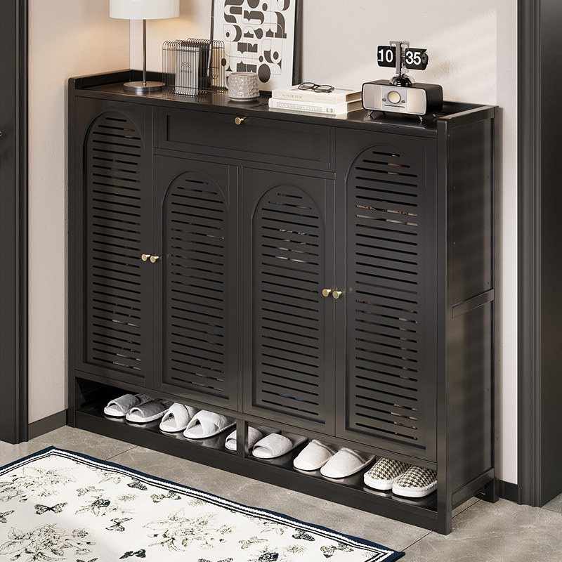 鞋柜家用门口一体靠墙出租屋用楼道入户门鞋架小窄防尘门外走廊用,住宅家具,鞋架,淘宝优惠券,粉丝福利购,淘宝优惠卷