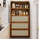 小户型厨房餐边柜立柜加厚中古风复古靠墙橱柜置物收纳调味料储物