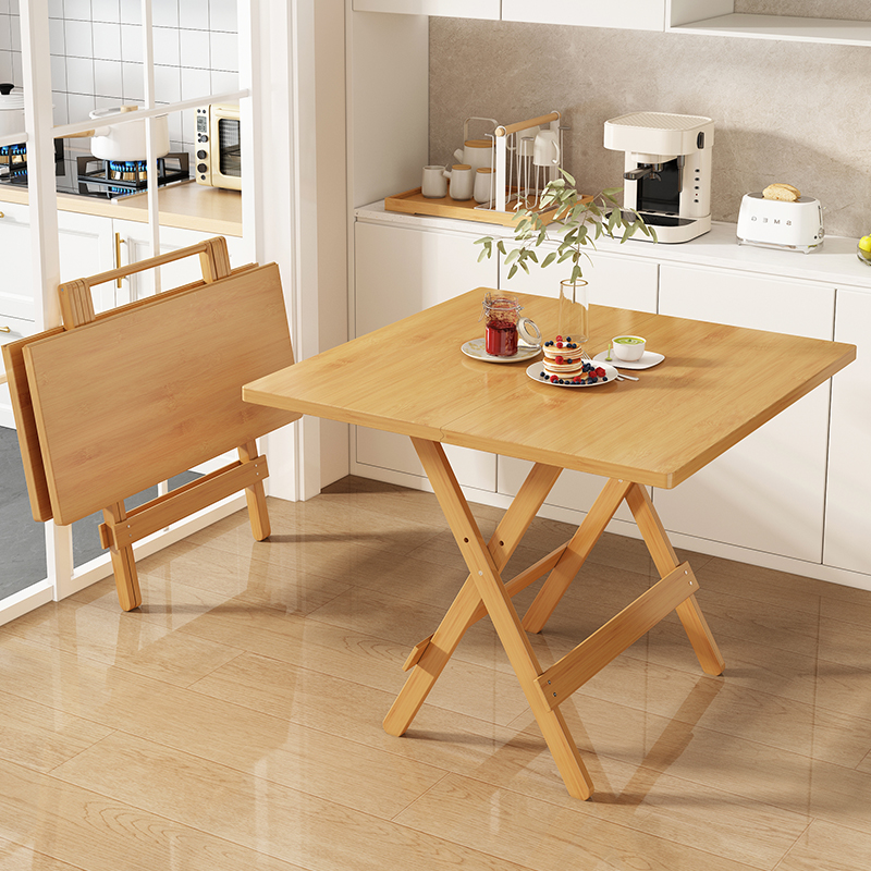 竹中生智可折叠竹折叠桌工厂直销