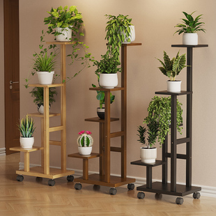多层花架阳台2025新款室内客厅落地式置物架植物摆放架花盆放置架