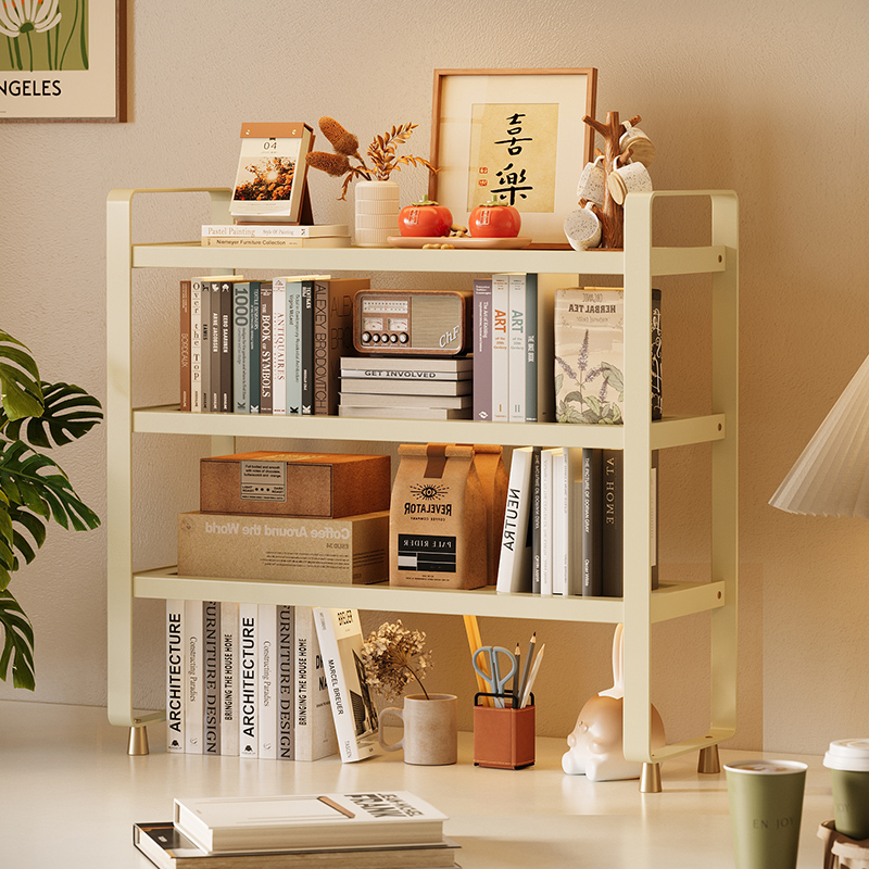 桌上书架桌面置物架办公室整理架多层2025新款简易书柜家用绘本架