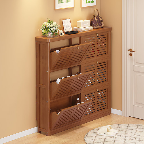 超薄鞋柜家用门口翻斗鞋架子大容量入户门玄关收纳神器简易省空间