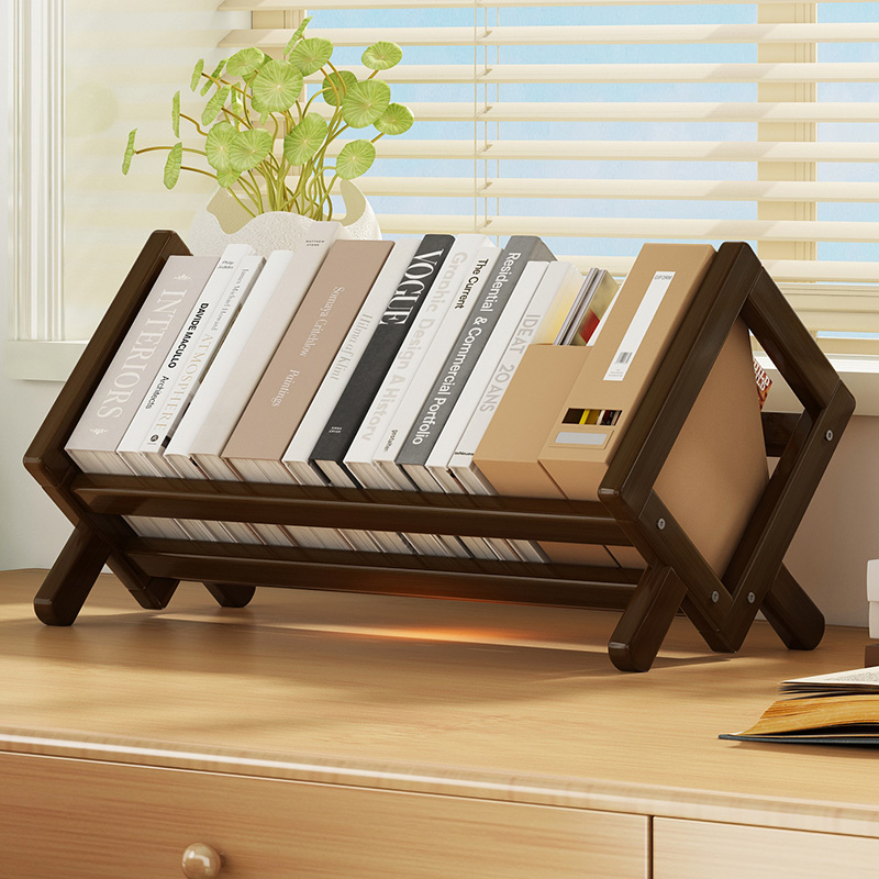 竹中生智经济型加厚楠竹书架