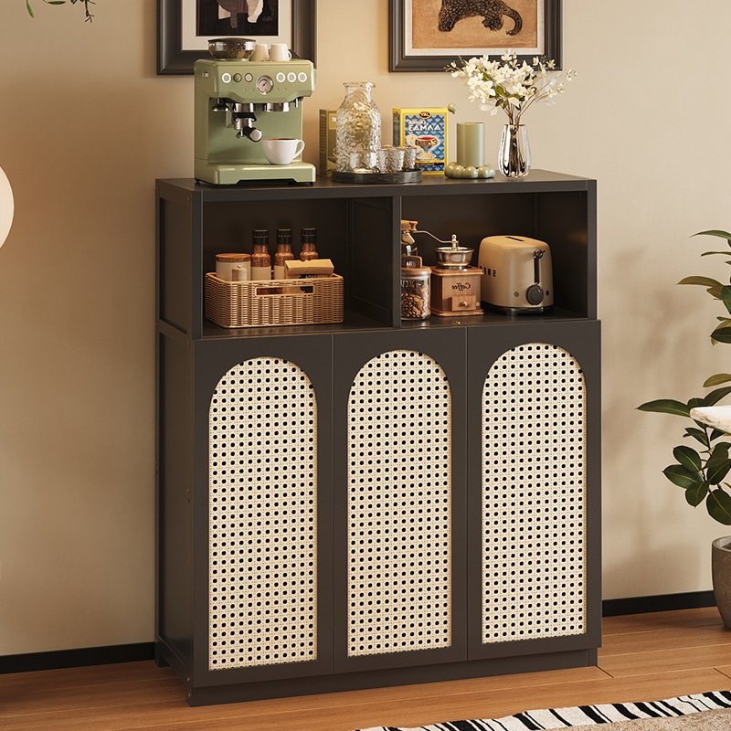 厨房柜子储物柜调料置物架油盐酱醋收纳微波炉锅铲收纳架一体靠墙,收纳整理,整理架/置物架/收纳架,淘宝优惠券,粉丝福利购,淘宝优惠卷