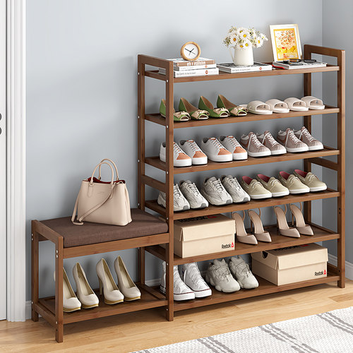 竹中生智现代经济型楠竹换鞋凳