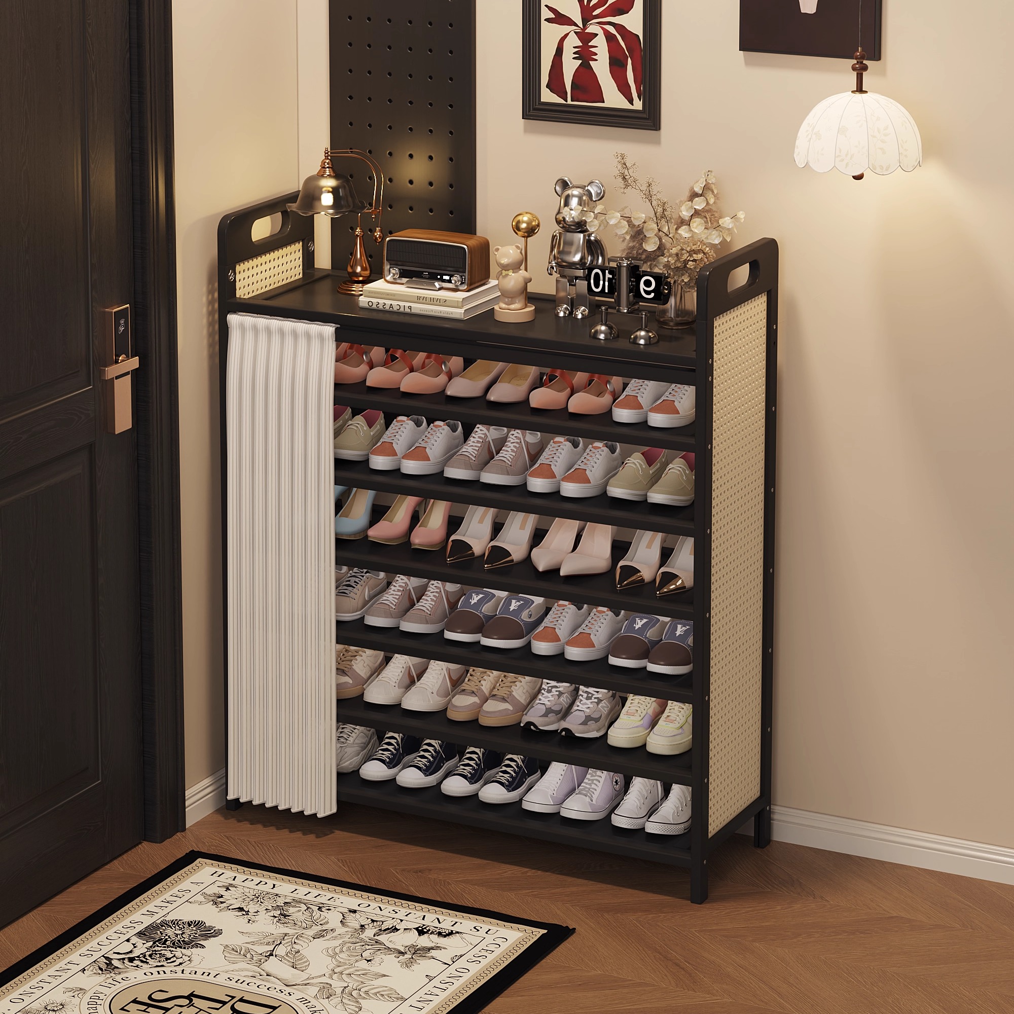 鞋架家用门口多层结实耐用免安装