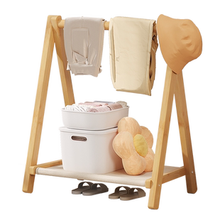 晚上床边睡觉临时放衣服神器卧室落地衣帽架隔夜次净小衣架是什么