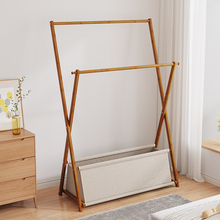 衣架木质家用挂衣架防滑多功能吊带内衣背心收纳神器落地放衣神器