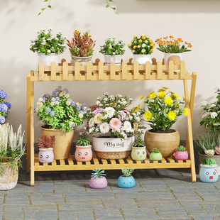 多肉花架户外庭院多层展示架植物摆放架2025新款绿植置物架落地式