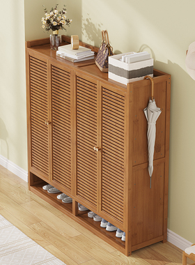 家用门口外多层鞋架神器大鞋柜子室内楼道竹简易新款2025爆款入户