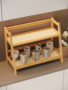 宿舍杯架桌面上置物架小型多层迷你水杯收纳架办公室工位展示架子