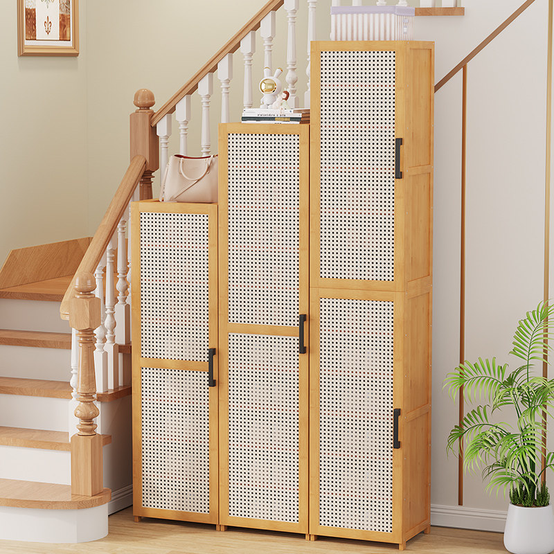 家用门口极窄鞋架省空间多层楼梯好看靠墙楼道带门入户鞋柜出租屋,住宅家具,鞋架,淘宝优惠券,粉丝福利购,淘宝优惠卷