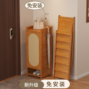柜进门楼道省空间靠墙宿舍 鞋 小型极窄折叠鞋 架家用门口多层免安装