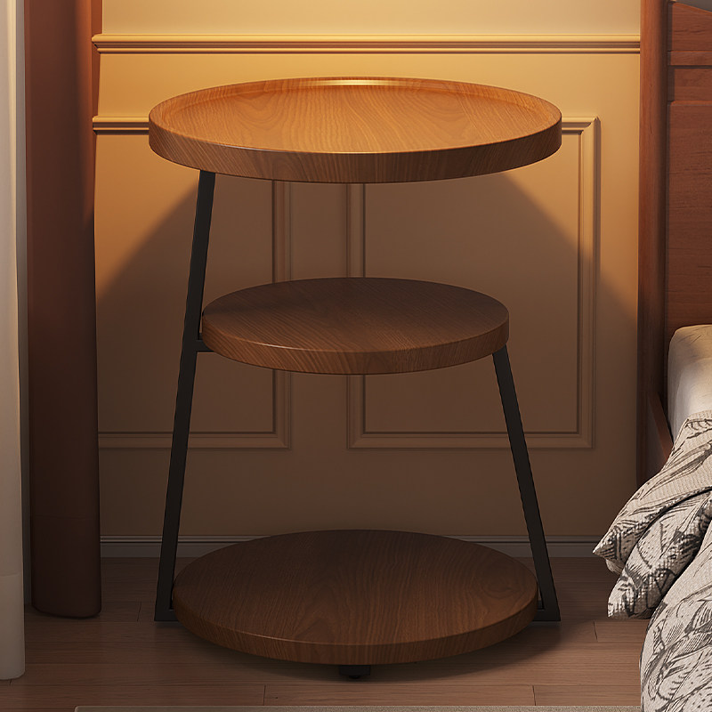 家用卧室简易床头柜中古风小边几置物架小型2026热卖新款床头桌子,住宅家具,床头柜,淘宝优惠券,粉丝福利购,淘宝优惠卷