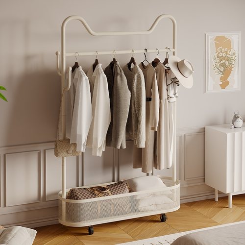 落地靠墙省空间衣帽架