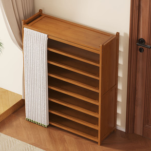 鞋架家用室内好看多层门口不占地方带门鞋柜简易出租屋用必备好物