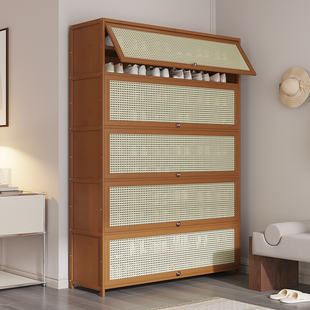 家用门口外鞋架多层防尘新款2025爆款简易鞋柜出租屋室内楼道走廊