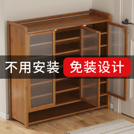 鞋架子家用门口楼道收纳折叠简易免安装鞋柜多层入户2025新款爆款