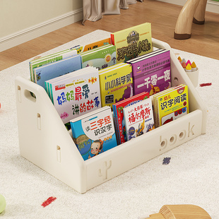 飘窗收纳柜小型桌面阳台储物柜炕柜儿童树脂HDPE窗台迷你置物书架