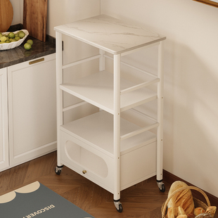 不锈钢厨房微波炉置物架多层式碗架放碗架子多功能蔬菜架2025新款