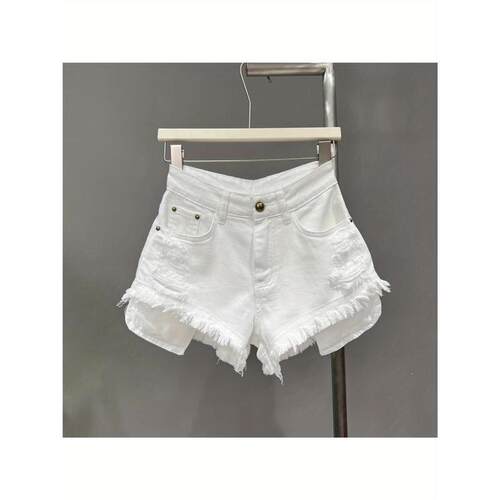 U 80993 Women Summer Shorts High-Waisted Casual腰短裤